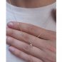 0.25Ct Round Cut Simulated Diamond Necklace Solitaire Anniversary Gift For Her