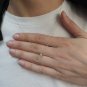 0.25Ct Round Cut Simulated Diamond Necklace Solitaire Anniversary Gift For Her