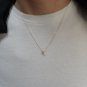 0.25Ct Round Cut Simulated Diamond Necklace Solitaire Anniversary Gift For Her