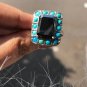 Moissanite Black Diamond Unique Ring 925 Sterling Silver Beautiful Ring For Her