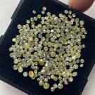 Round Shape Natural Loose Diamond Fancy Color VS Clarity Brilliant Cut Diamonds