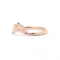925 Sterling Silver Plain Crown Wedding Band Ring 14K Gold Plated Ring For Women