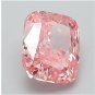 Fancy Vivid Pink Cushion Cut Loose Diamond VS1 Clarity Diamond Engagement Ring