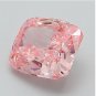 Fancy Vivid Pink Cushion Cut Loose Diamond VS1 Clarity Diamond Engagement Ring