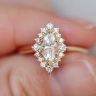 1.70CT Marquise Cut Simulated Diamond Ring Traditional Wedding Ring Gift For Her