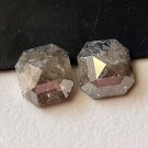 1.32Ctw Cushion Shaped Diamond Salt & Pepper Rose Cut Diamond For Making Jewelry