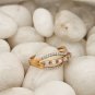 1.40Ct Baguette & Round Cut Simulated Ring Anniversary Band Ring Gift For Women