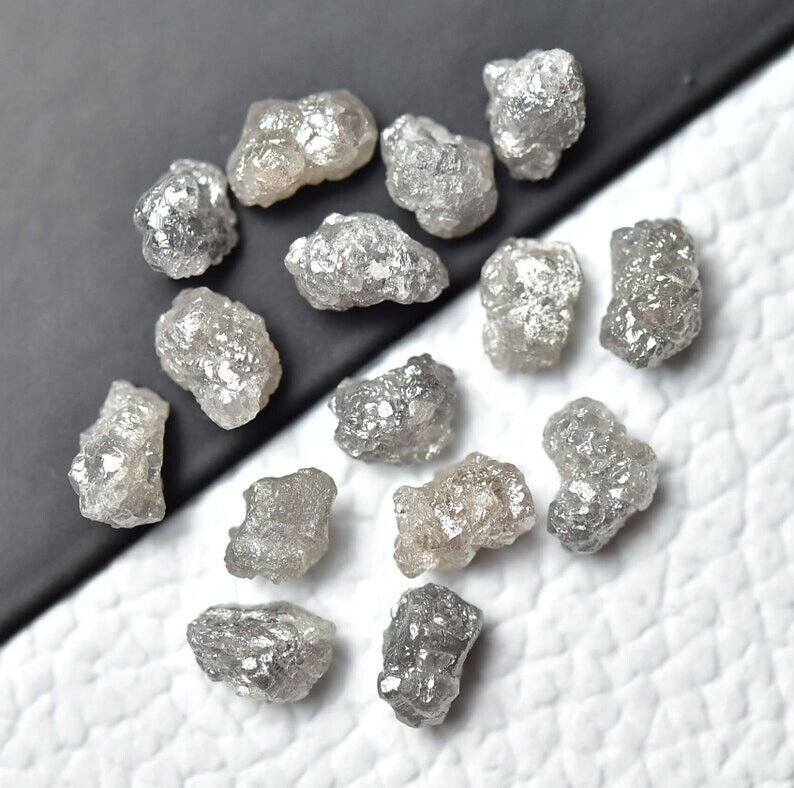 Natural Rough Diamond Raw Uncut Loose Diamond Earth Mined Diamond For Jewellery