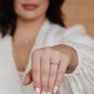 2 CT Oval Cut Simulated Diamond 14k Gold Plated Beautiful Ring Gift For Women