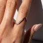 2.0Ct Round Cut Simulated Diamond Ring Beautiful Anniversary Ring Gift For Her