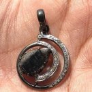 Vintage Style 925 Sterling Silver Pendant - Personalized Deco Jewelry Gift