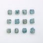 Blue Colour Raw Rough Cube Shape Diamond Unique Cut Diamond Use For Gold Jewelry