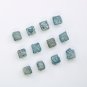 Blue Colour Raw Rough Cube Shape Diamond Unique Cut Diamond Use For Gold Jewelry