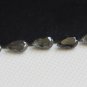 0.52Ctw Pear Shape Simulated Diamond Salt & Pepper Loose Diamond For Use Pendant