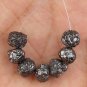 1.00ct Black Rough Diamond Beads Natural Raw Diamond Drill Conflict Free Diamond