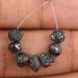 1.00ct Black Rough Diamond Beads Natural Raw Diamond Drill Conflict Free Diamond