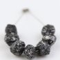 1.00ct Black Rough Diamond Beads Natural Raw Diamond Drill Conflict Free Diamond