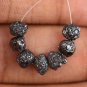 1.00ct Black Rough Diamond Beads Natural Raw Diamond Drill Conflict Free Diamond