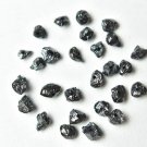 Genuine Natural Black Colour Raw Diamond Tiny Uncut Beads Rough Diamond For Gift