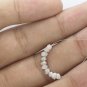 Natural White Raw Uncut Rough Diamond Drilled Hole Bead Diamond Use For Necklace