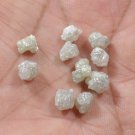 2.8ctw Natural Rough Diamond Loose White Grey Uncut Diamond For Making Jewellery