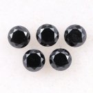 0.15Ct Natural Round Cut Diamond Loose Black Round Diamond For Engagement Ring