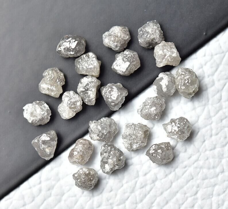 Grey Raw Diamond Natural Rough Diamonds I3 Clarity Loose Uncut Raw Diamond