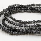 Black Raw Diamond Beads Natural Loose Raw Rough Beads For Use Bracelet Jewellery
