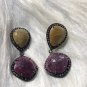 925 Sterling Silver Gemstone Dangle Earrings: Perfect Wedding Gift