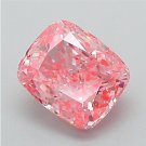 1.14Ct Cushion Cut Loose Diamond Fancy Vivid Pink Color Lab Grown Diamond Ring