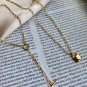 Dainty Chain Toggle Necklace Link Chain Layering Necklace Gift For Birthday