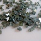 Natural Blue Rough Diamond Chips Wholesale Blue Uncut Diamond Slices For Jewelry