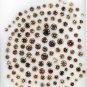 Champagne Colour Round Loose Diamond Natural Rustic Diamond For Making Jewellery