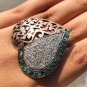 Heart Shape Delicated Ring 925 Sterling Silver Art Deco Unique Designer Ring