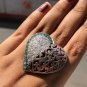 Heart Shape Delicated Ring 925 Sterling Silver Art Deco Unique Designer Ring