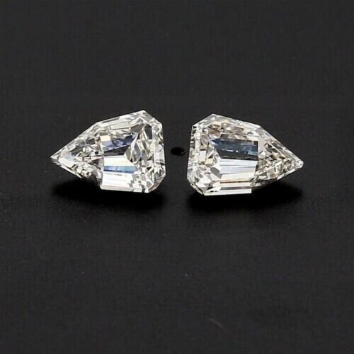 0.40Ct Shield Lab Grown Diamond Unique Fancy Loose Diamond For Drop Earrings