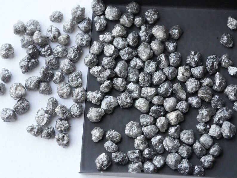 2.00Ctw Grey Colour Loose Raw Diamond Natural Raw Uncut Diamond For Use Jewelry