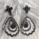 Ruby Stunning Earring 925 Sterling Silver Deliciated Dangle Earring For Her