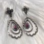 Ruby Stunning Earring 925 Sterling Silver Deliciated Dangle Earring For Her