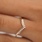 Grey Round Cut Salt & Pepper Natural Diamond Ring Promise Ring Gift For Her