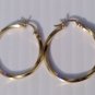 Sterling Silver Earring Hoop Earrings 14K Gold Plated Anniversary Gift For Her