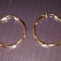 Sterling Silver Earring Hoop Earrings 14K Gold Plated Anniversary Gift For Her