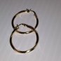 Sterling Silver Earring Hoop Earrings 14K Gold Plated Anniversary Gift For Her
