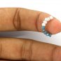 Natural White-Blue Rough Diamond Drilled Hole Beads Uncut Loose Diamond For Ring