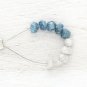 Natural White-Blue Rough Diamond Drilled Hole Beads Uncut Loose Diamond For Ring