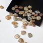 6 Pieces Multi Rough Diamond Slice Natural Raw Flat Diamond For Diamond Jewelry