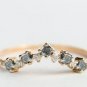 0.20Ct Round Cut Natural Diamond Ring Wedding Band Stackable Ring Gift For Women
