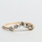 0.20Ct Round Cut Natural Diamond Ring Wedding Band Stackable Ring Gift For Women