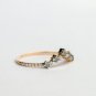 0.20Ct Round Cut Natural Diamond Ring Wedding Band Stackable Ring Gift For Women