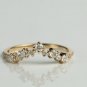 0.20Ct Round Cut Natural Diamond Ring Wedding Band Stackable Ring Gift For Women
